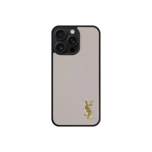 Coque iPhone YSL Beige