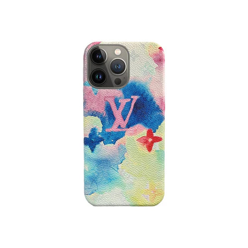 Coque iPhone Louis Vuitton Martelé coloré