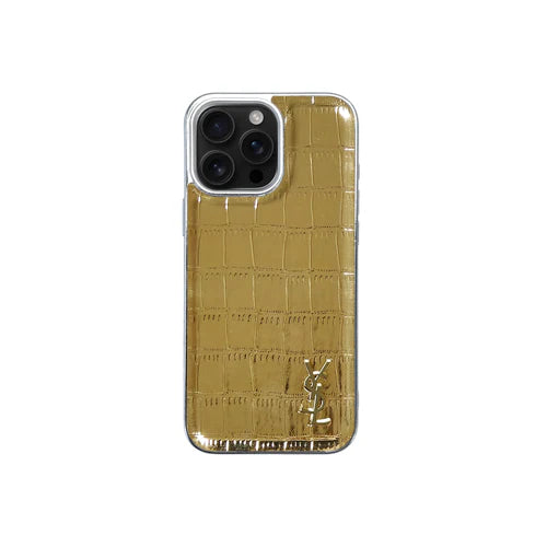 Coque iPhone YSL Effet Crocodile