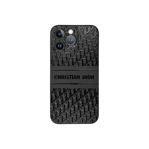 Coque iPhone Black Christian Dior