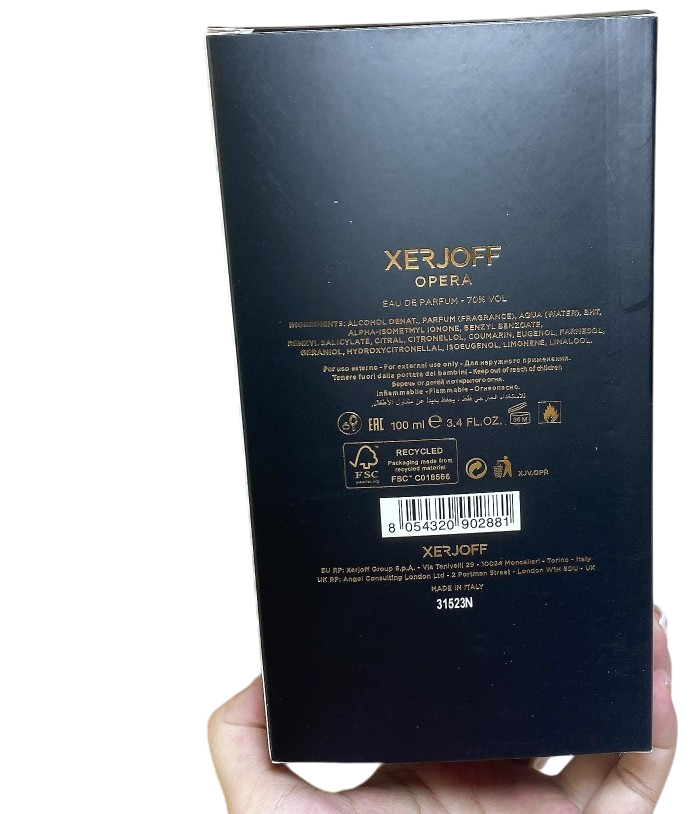 XERJOFF OPERA EAU DE PARFUM 100 ml. | Parfum Original de Luxe