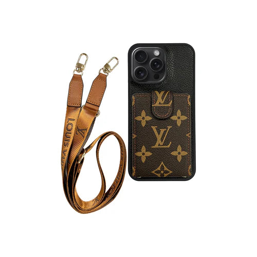 Coque iPhone Louis Vuitton  avec bandoulière et petite poche