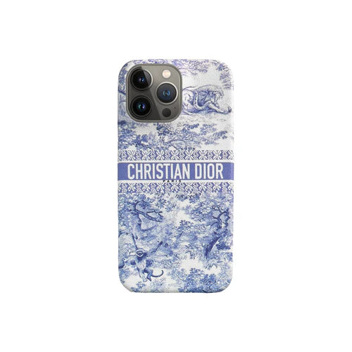 Coque iPhone Décor Bleu Claire
