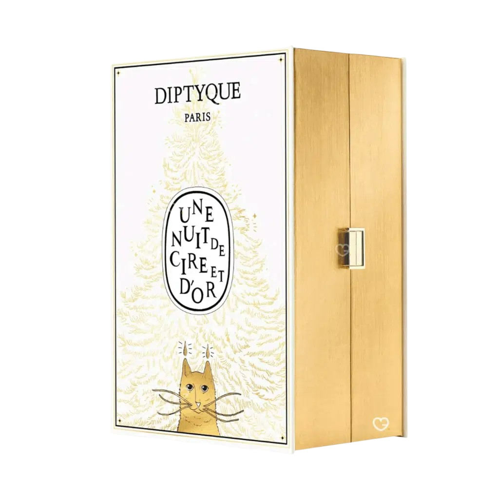 Calendrier de l’Avent Diptyque 2025 – Une Nuit de Cire et d’Or