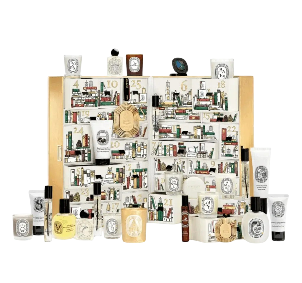 Calendrier de l’Avent Diptyque 2025 – Une Nuit de Cire et d’Or