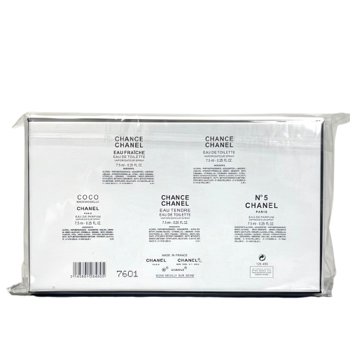 Chanel – Coffret Miniature Parfums Femme 5 x 7,5 ml