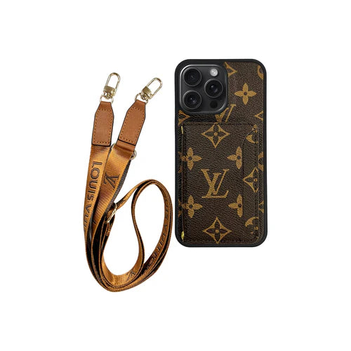 Coque iPhone Louis Vuitton Bandoulière + Poche