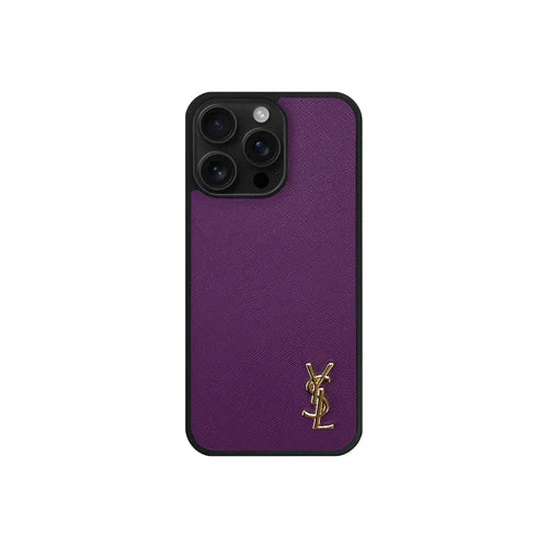 Coque iPhone YSL Purple