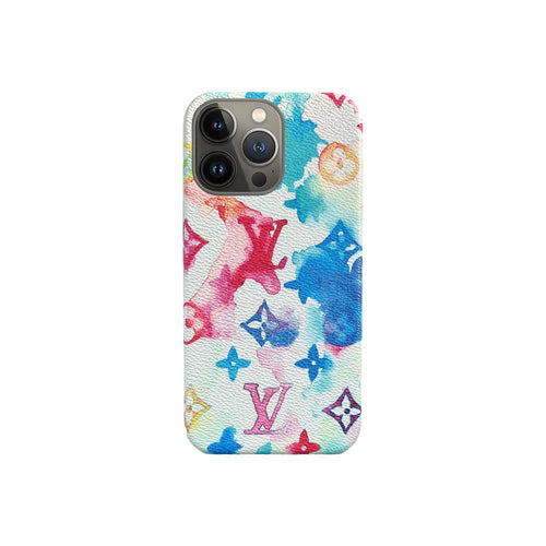 Coque iPhone Louis Vuitton Martelé coloré